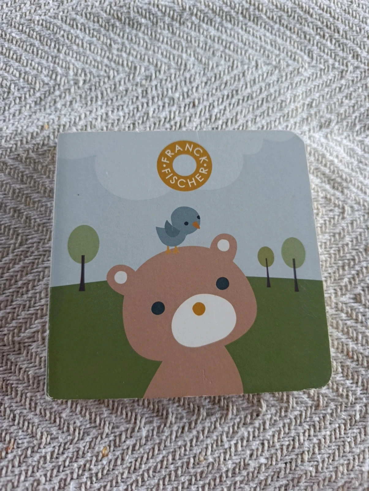 Livre cartonné bébé Une journée avec l'ours Teddy et ses amis Franck & Fischer